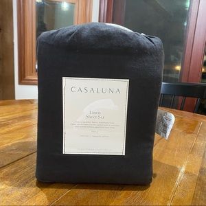 Casaluna Linen Solid Sheet Set